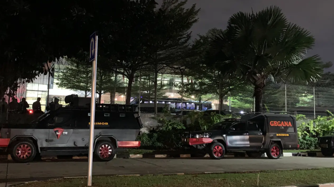Timnas Argentina Disambut Gegana di Soekarno Hatta, Polisi Larang Wartawan Dekati Area VIP