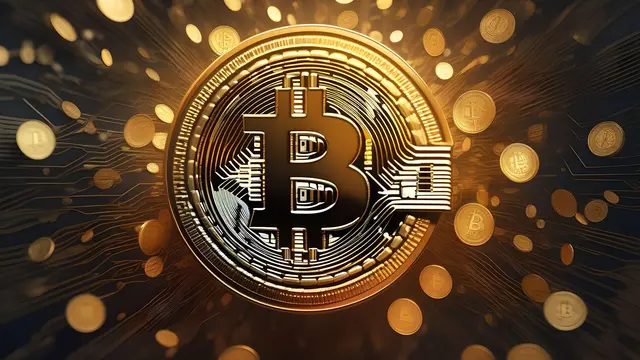 Picu Lonjakan Saham GME,Ilustrasi aset kripto Bitcoin. (Foto By AI)