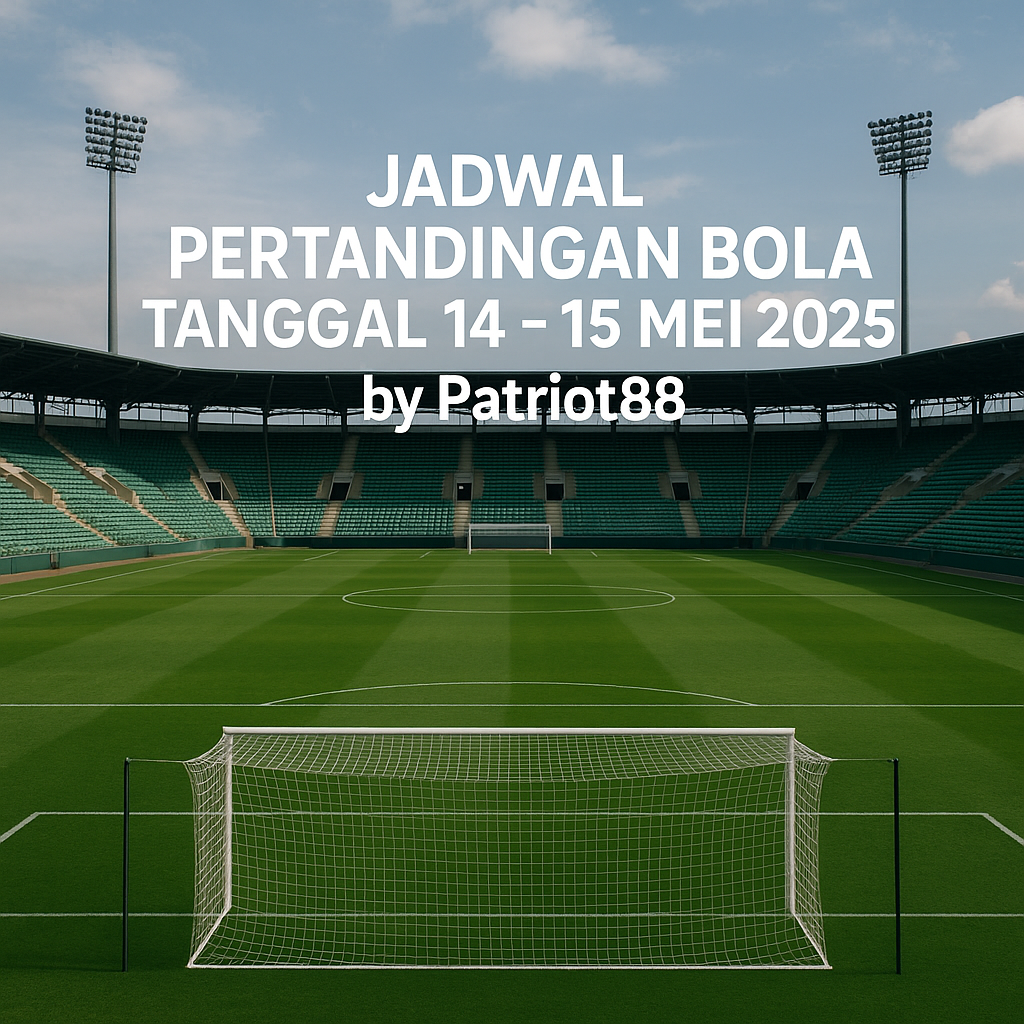 Jadwal Pertandingan Bola Tanggal 14 - 15 Mei 2025 by Patriot88