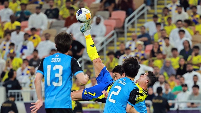 Cristiano Ronaldo gagal membawa Al Nassr ke final Liga Champions Asia (REUTERS/Stringer)