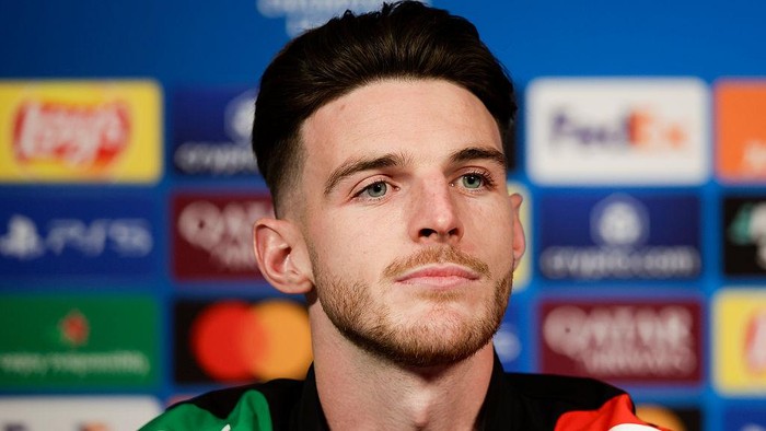 Gelandang Arsenal Declan Rice. Foto: Getty Images/Eurasia Sport Images
