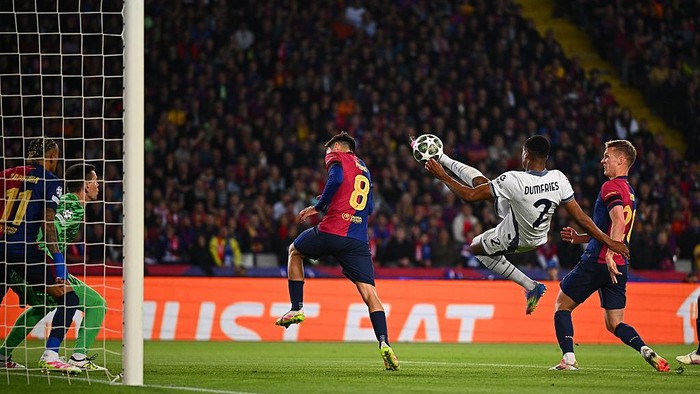 Gol dari Denzel Dumfries. (Foto: Inter via Getty Images/Mattia Ozbot - Inter)