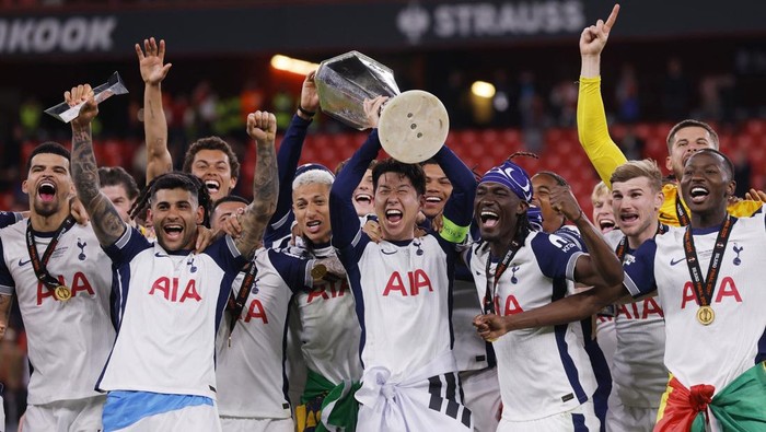 Tottenham Hotspur juara Liga Europa 2024/2025 (Foto: REUTERS/Andrew Couldridge)