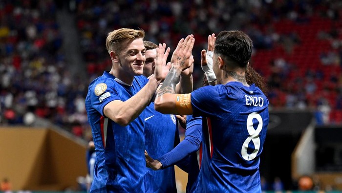 Chelsea membuka penampilannya di Piala Dunia Antarklub 2025 dengan menang 2-0 atas Los Angeles FC. (Foto: Darren Walsh/Chelsea FC via Getty Images)